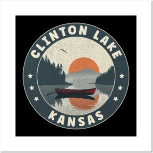 Clinton Lake Kansas Sunset Posters and Art